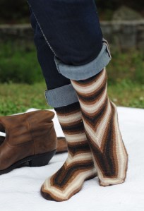 Shaded Golden Ratio - A nod to Fibonacci here sports light and dark stripes in graduaded shades which conform, with a bit of artistic license, to the golden ratio. 