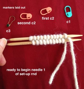 Ready to begin needle 1